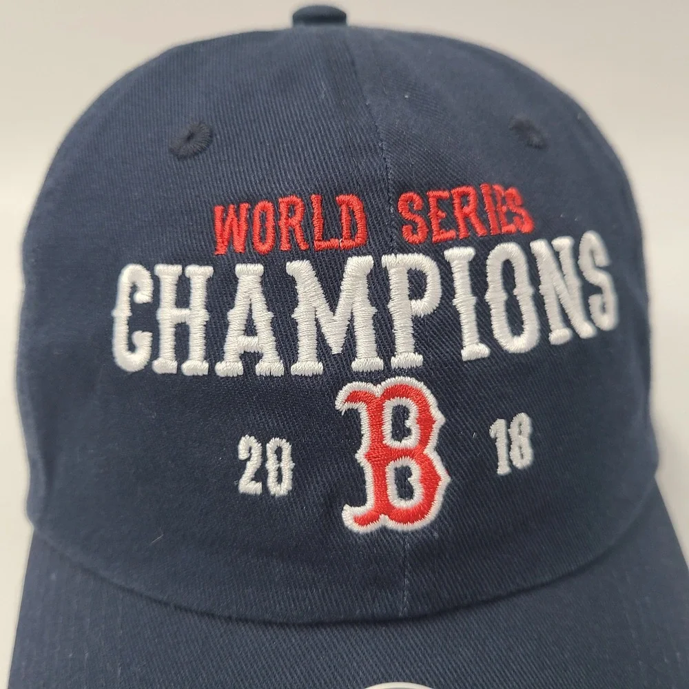 Boston Red Sox Hat Strapback 47 Brand Clean Up MLB 2018 World Series Champions